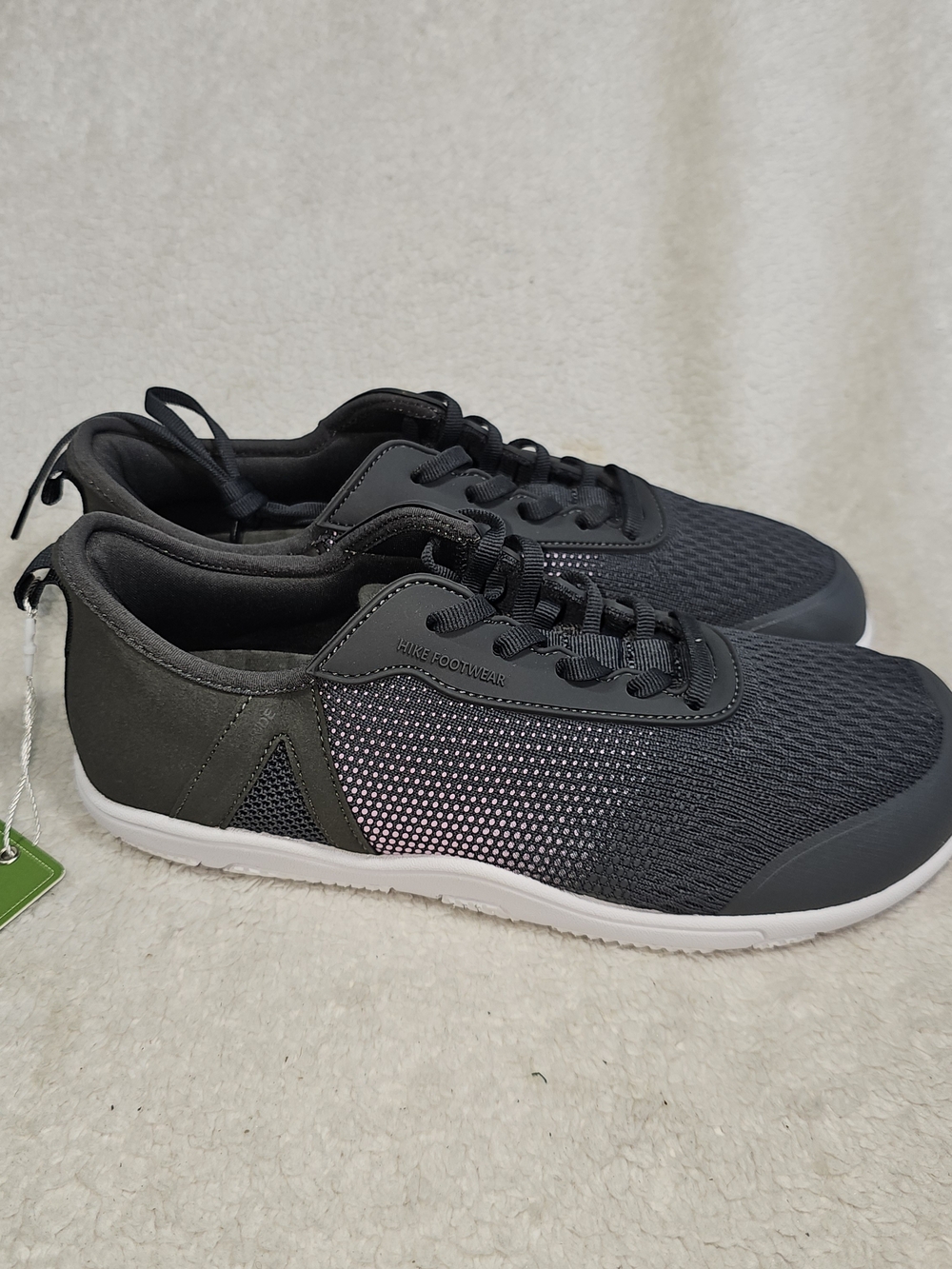 NWOT Hike Footwear Stride Barefoot Sneaker GrayPink Size 10/ 10.5